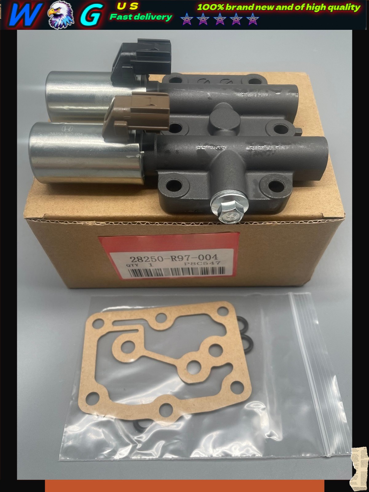 Transmission Dual Linear Solenoid 28250-R97-004 For Honda Accord Odyssey Pilot