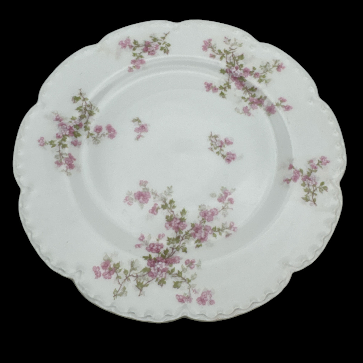 Theodore Haviland Limoges Dinner Plate Set of 5 Floral Scallop Hand Painted Theodore Haviland Limoges Dinner Plate Set of 5 Floral Scallop Hand Painted