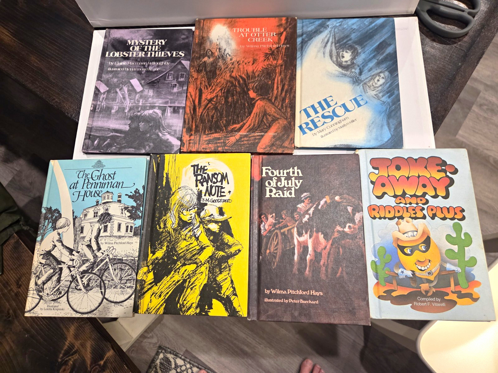 Vintage Weekly Reader Book Lot of 7 Hardcover Children\'s Mystery Riddle 1970s Vintage Weekly Reader Book Lot of 7 Hardcover Children\'s Mystery Riddle 1970s