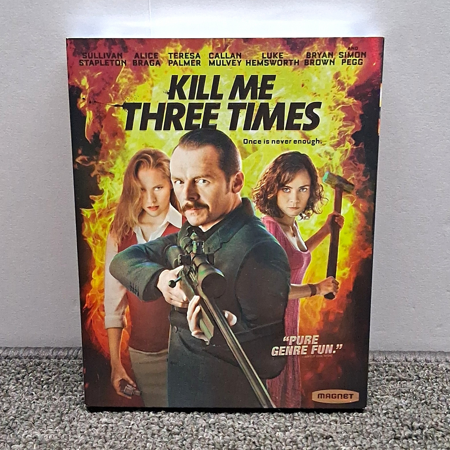 Magnolia Kill Me Three Times Blu-ray 2014 w/Slipcover R Dark Comedy 90 min
