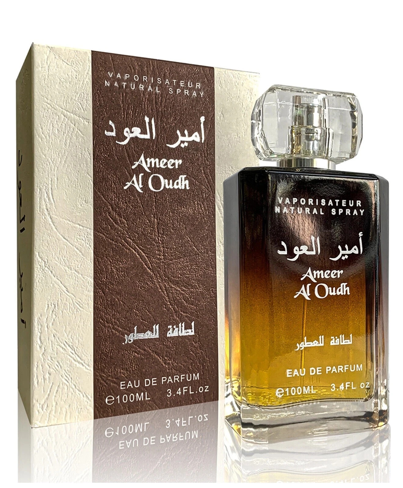 Lattafa  Ameer  Al  Oudh  Eau  de  Parfum  100ml  Natural  Spray  –New  In  box.