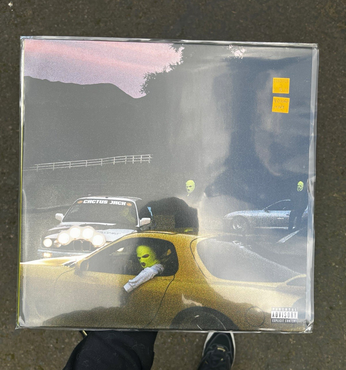 Travis Scott • CACTUS jack Jackboys LP rare Limited Edition yellow colored Neon Travis Scott • CACTUS jack Jackboys LP rare Limited Edition yellow colored Neon
