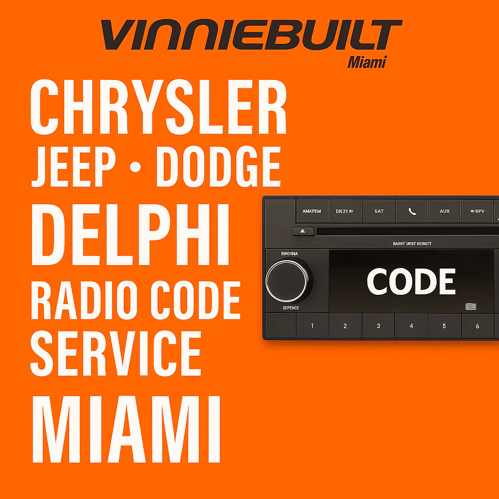 Chrysler Jeep Dodge Radio Code Service – Delphi