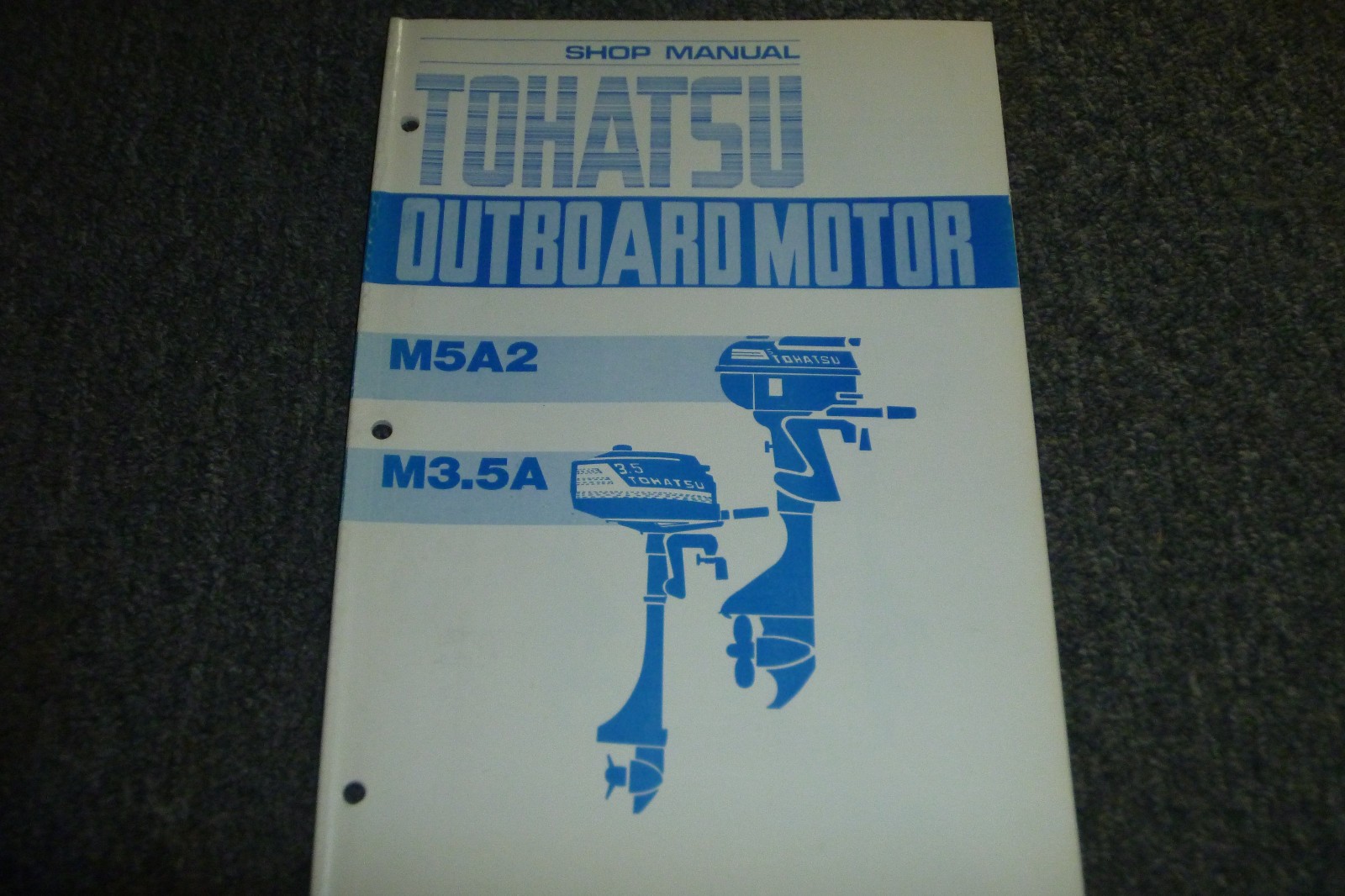 Tohatsu M5A2 & M3.5A Outboard Motor Shop Service Repair Manual xz Tohatsu M5A2 & M3.5A Outboard Motor Shop Service Repair Manual xz