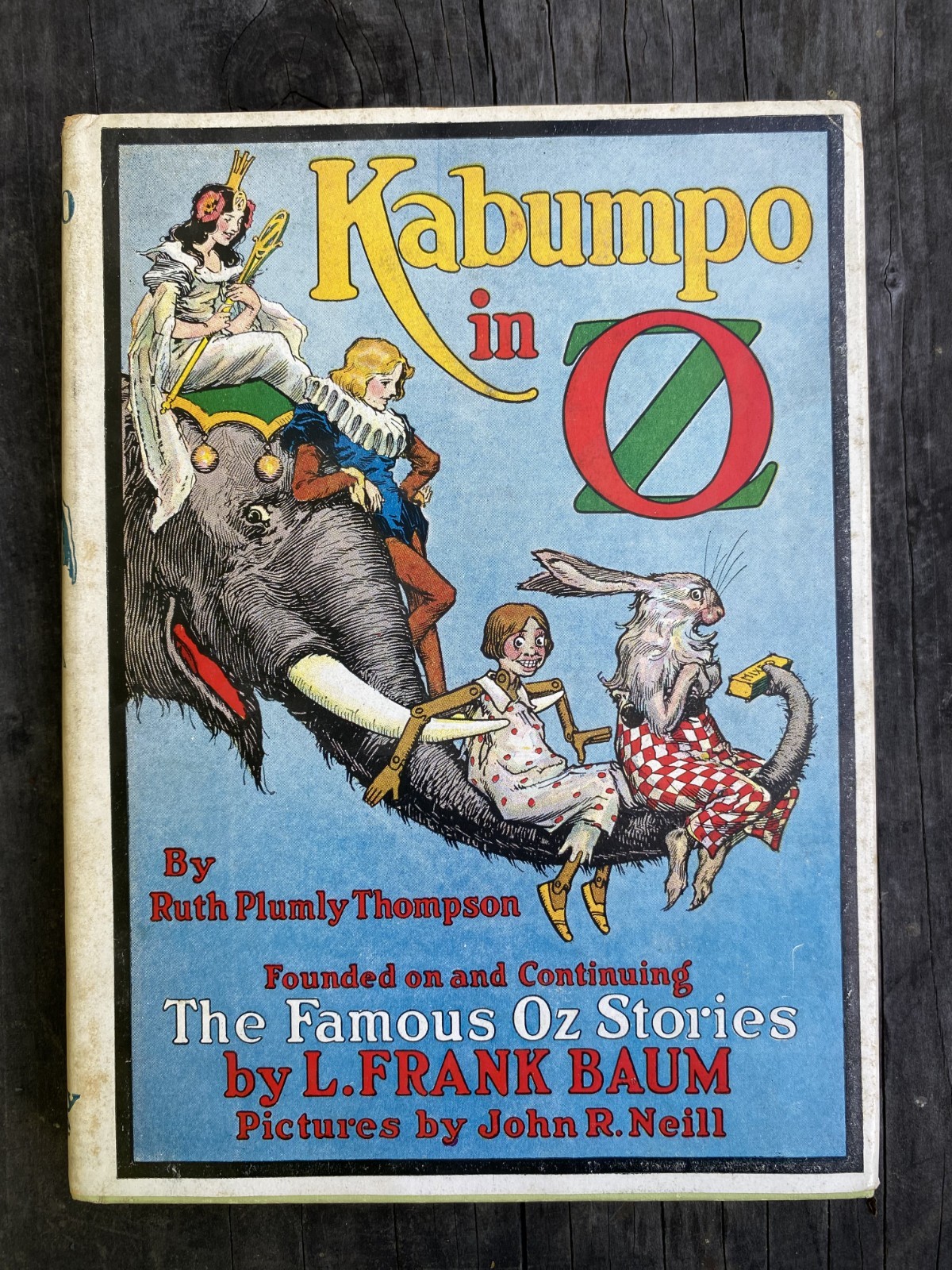 Kabumpo in Oz 1922 First Printing Ruth Plumly Thompson Period Dust Jacket Reilly