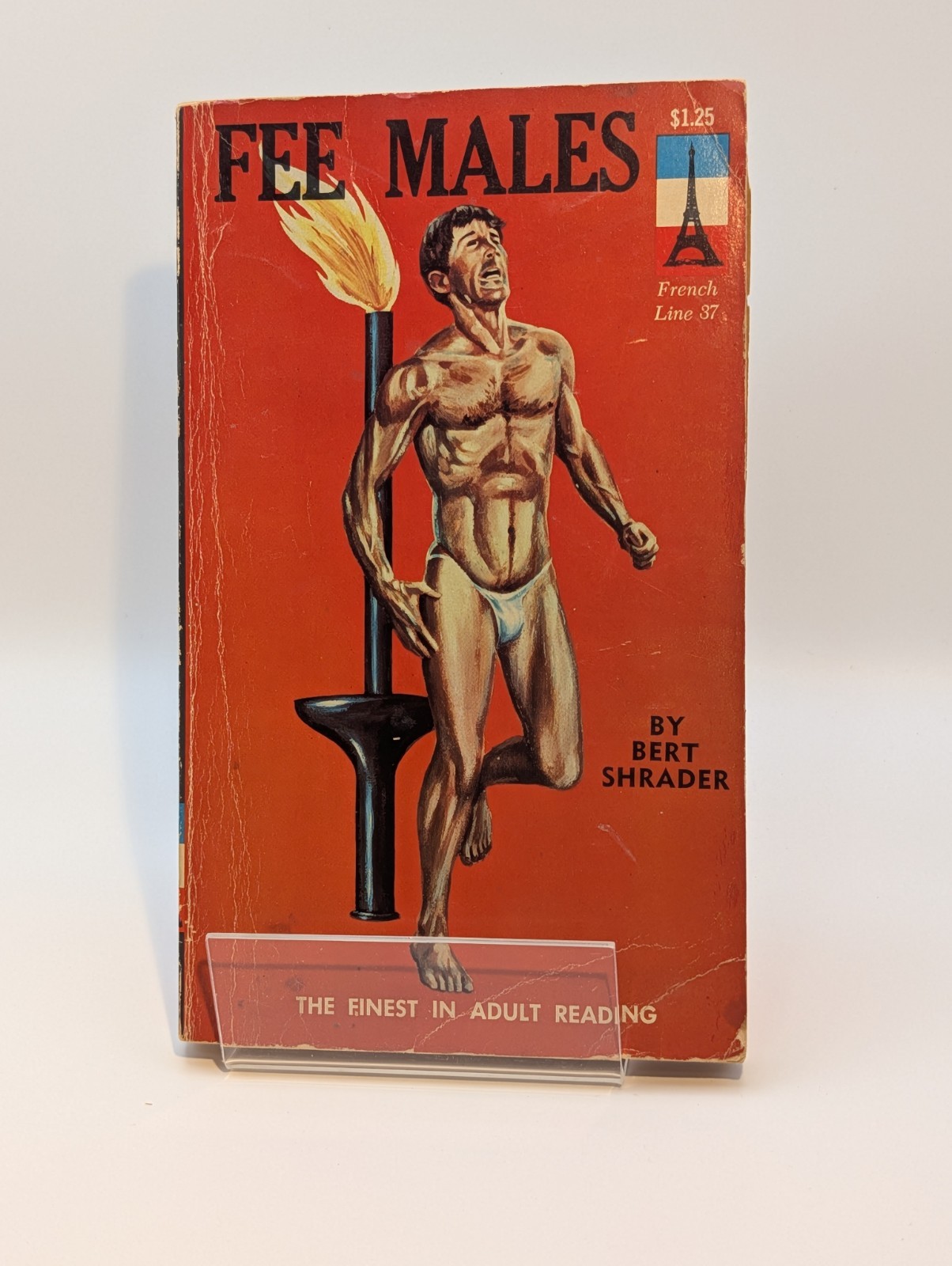 Fee Males Bert Shrader 1968 Vintage Gay Pulp Paperback French Line 37