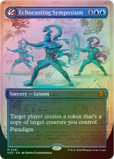 1 x Echocasting Symposium - Secrets of Strixhaven - Foil - LP - MTG