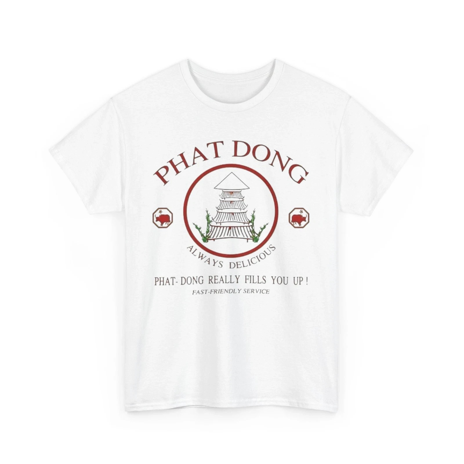 Phat Dong Funny Chinese Food Graphic T-Shirt Gift NEW Unisex Heavy Cotton Tee Phat Dong Funny Chinese Food Graphic T-Shirt Gift NEW Unisex Heavy Cotton Tee