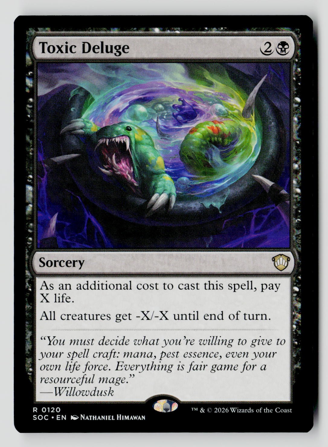 Toxic Deluge 120 R MTG SOC NM