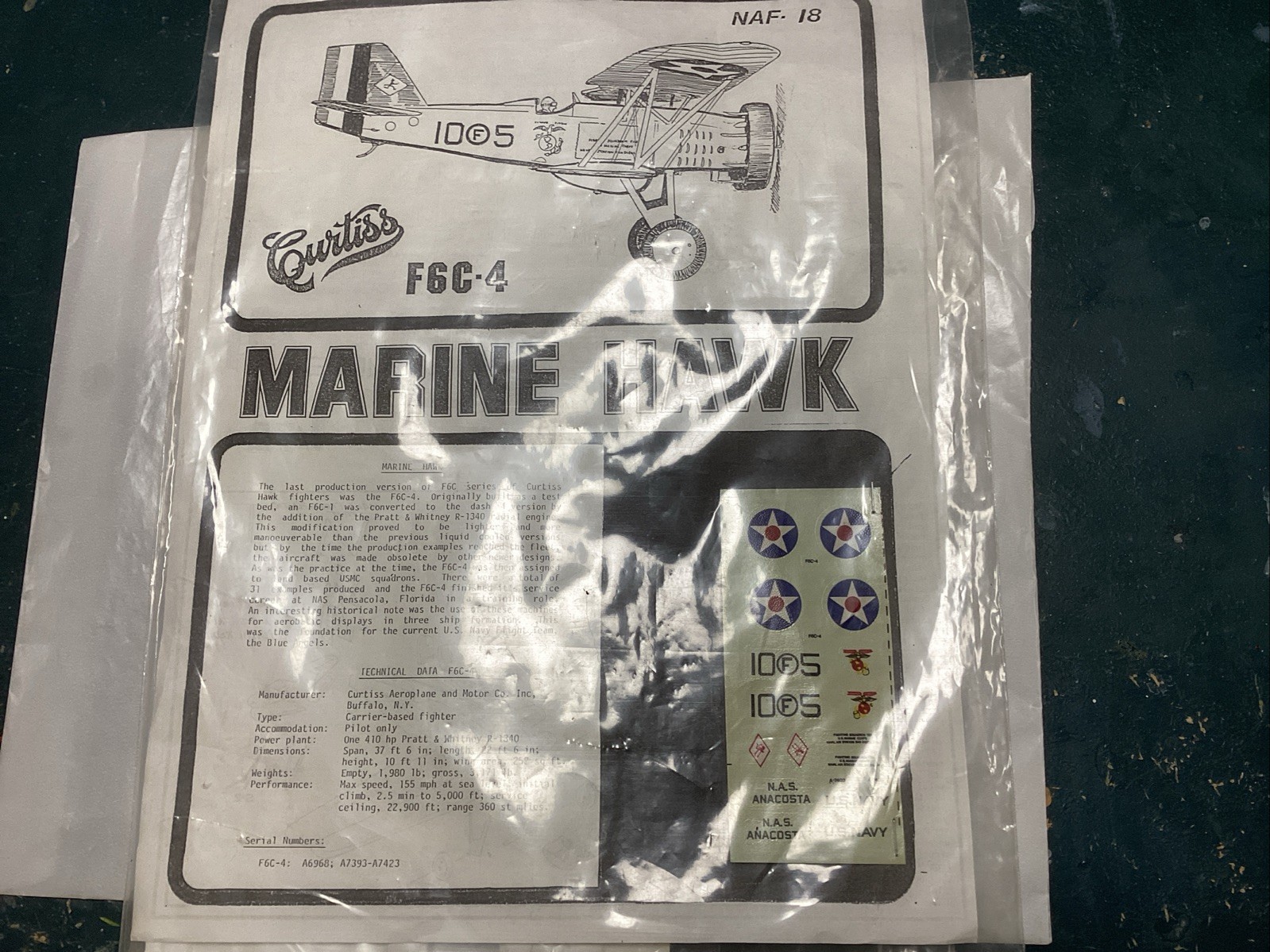 Esoteric Models NAF-18 Curtiss F6C-4 Marine Hawk Naval Aviation Factory 1:72 NIB Esoteric Models NAF-18 Curtiss F6C-4 Marine Hawk Naval Aviation Factory 1:72 NIB