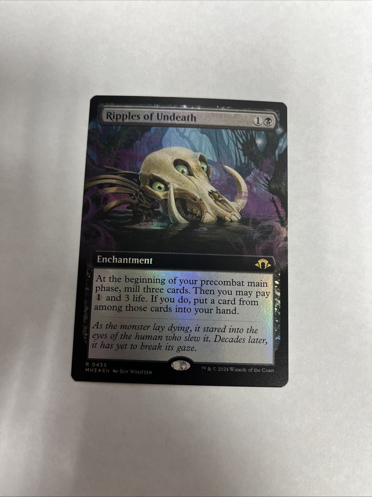 Ripples Of Undeath Extended Art Foil Card #0455 MTG LP Ripples Of Undeath Extended Art Foil Card #0455 MTG LP