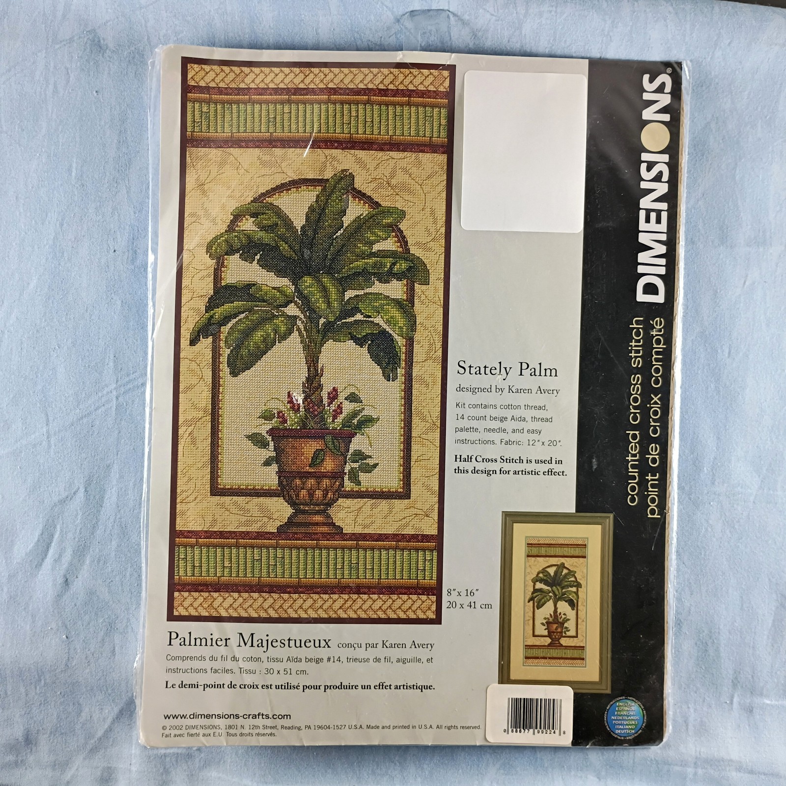 Dimensions Counted Cross Stitch #35086 Stately Palm 8x16 Dimensions Counted Cross Stitch #35086 Stately Palm 8x16