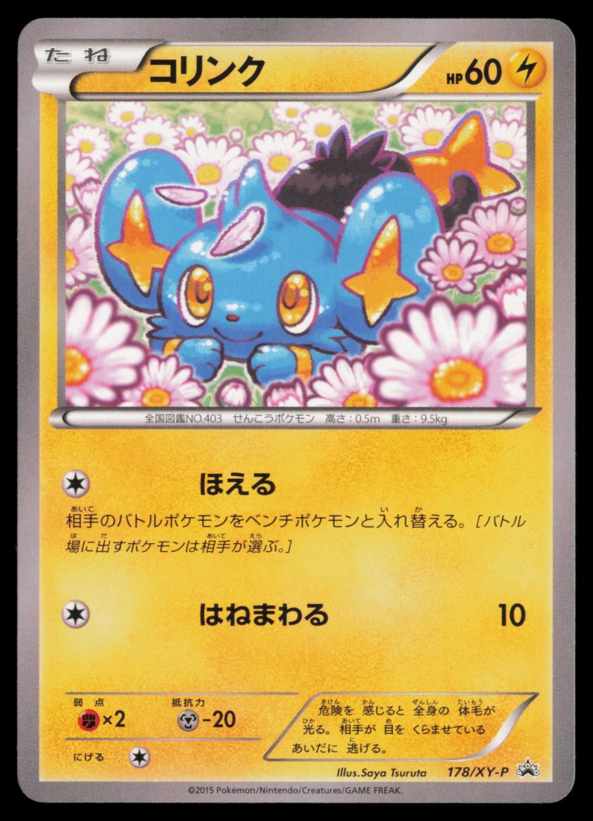 Shinx 178/XY-P XY-P: XY Promos Common 2013 Japanese Pokemon TCG NM/LP