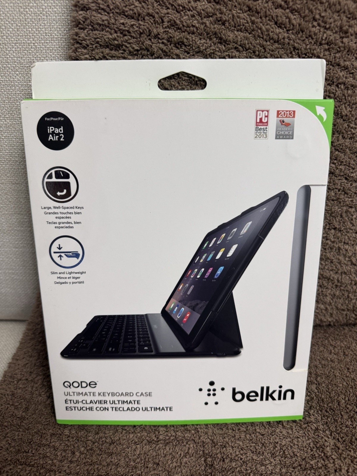 NEW BELKIN QODE ULTIMATE KEYBOARD CASE FOR iPAD AIR 2