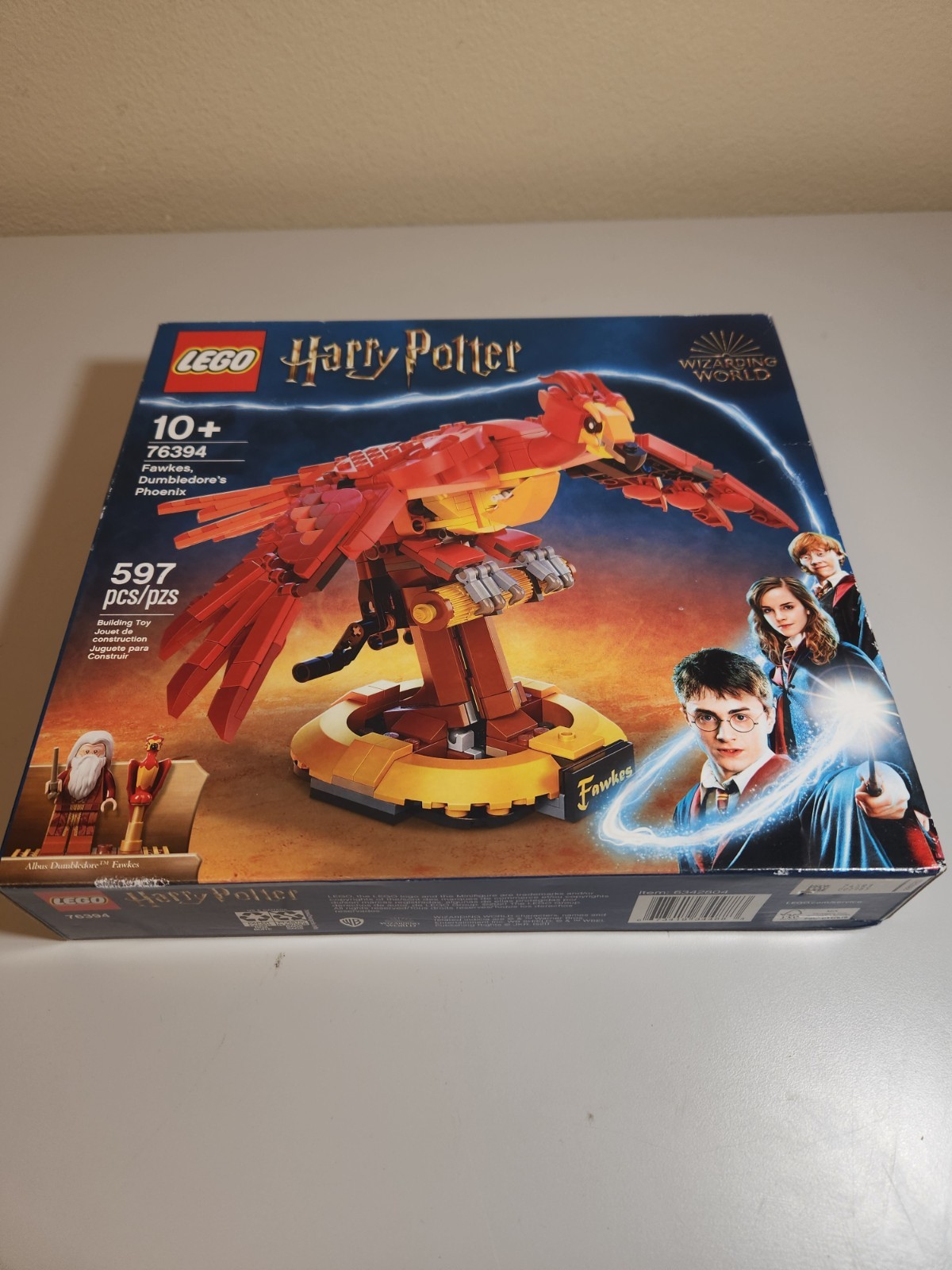 LEGO Harry Potter 76394 Fawkes Dumbledore’s Phoenix Display Stand 597pc NEW LEGO Harry Potter 76394 Fawkes Dumbledore’s Phoenix Display Stand 597pc NEW