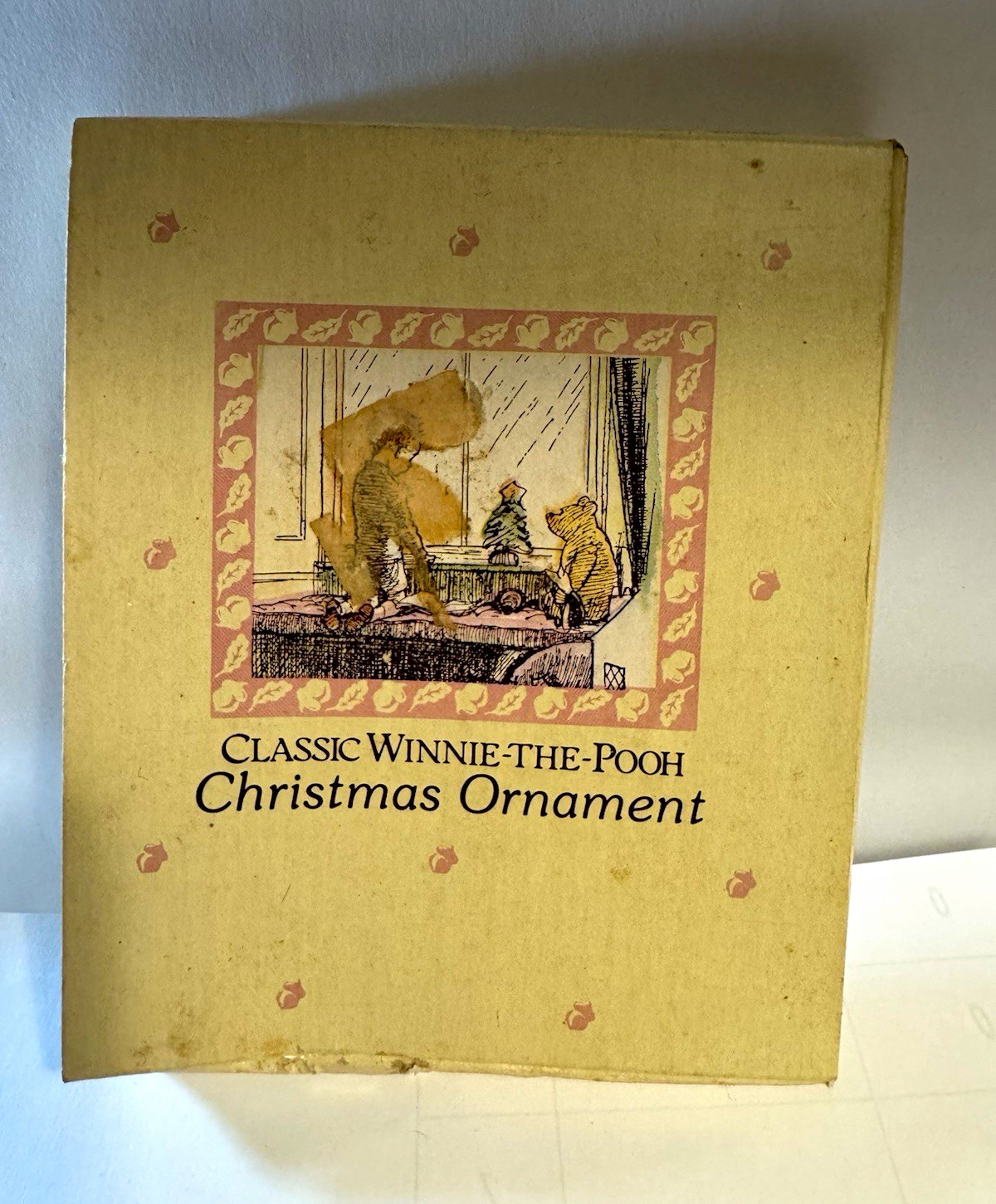 Vintage 1990 Willitts Classic Winnie The Pooh Christmas Ornament Boxed 28015
