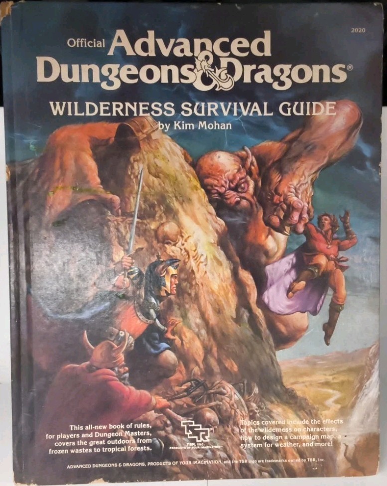 Advanced D&D Wilderness Survival Guide by Kim Mohan (1986) TSR Advanced D&D Wilderness Survival Guide by Kim Mohan (1986) TSR