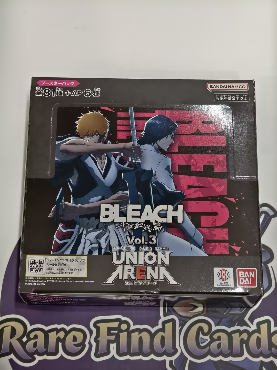Union Arena Japanese EX15BT Bleach Thousand-Year Blood War Vol.3 Box Sealed Union Arena Japanese EX15BT Bleach Thousand-Year Blood War Vol.3 Box Sealed