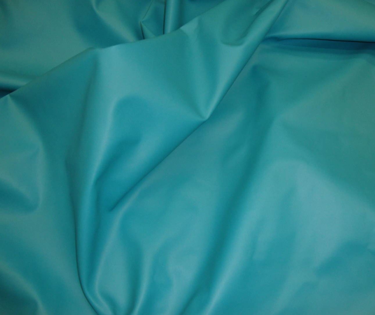 vinyl Turquoise Faux vinyl fabric per yard 55\' wide folded