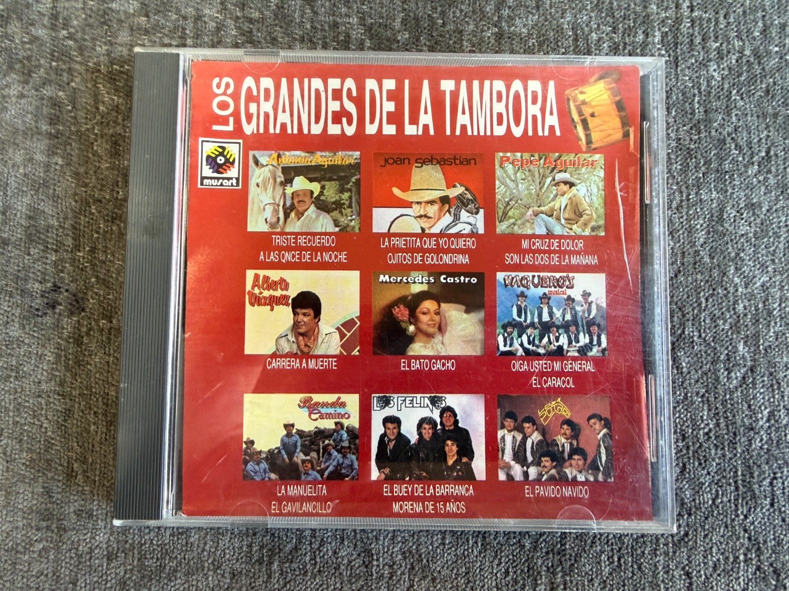 Los Grandes De La Tambora CD 1991 Musart Antonio Aguilar Joan Sebastian Banda Los Grandes De La Tambora CD 1991 Musart Antonio Aguilar Joan Sebastian Banda