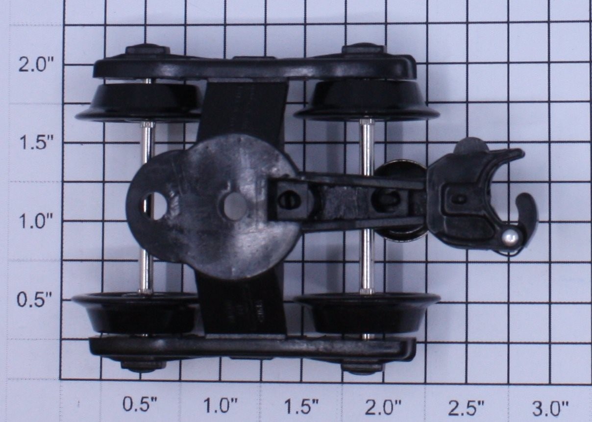 K-Line K5000-1X Plastic 4-Wheel Coupler Truck  (50)