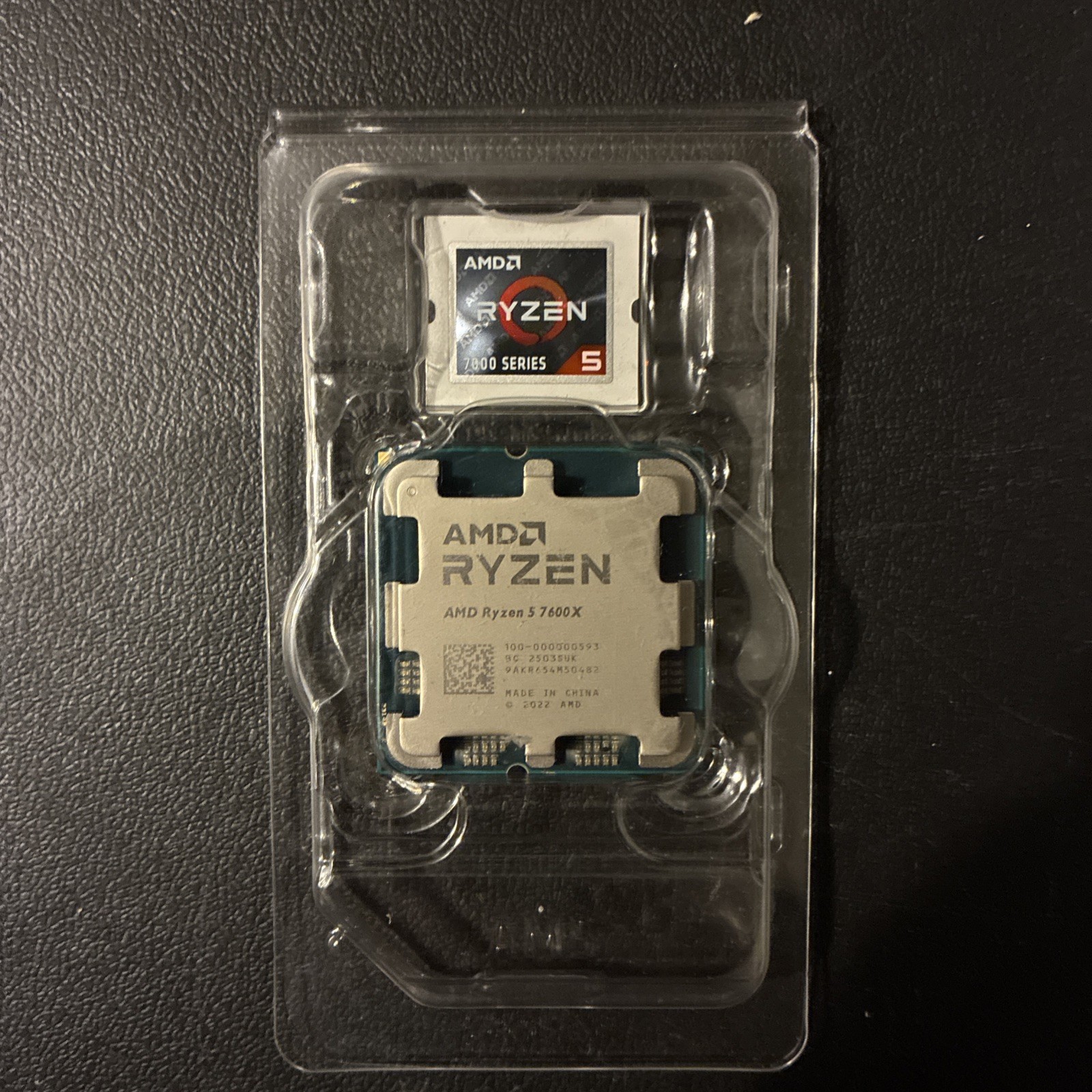 AMD Ryzen 5 7600X 6-Core 4.7GHz CPU Socket AM5 32MB L3 6MB L2 AMD Ryzen 5 7600X 6-Core 4.7GHz CPU Socket AM5 32MB L3 6MB L2