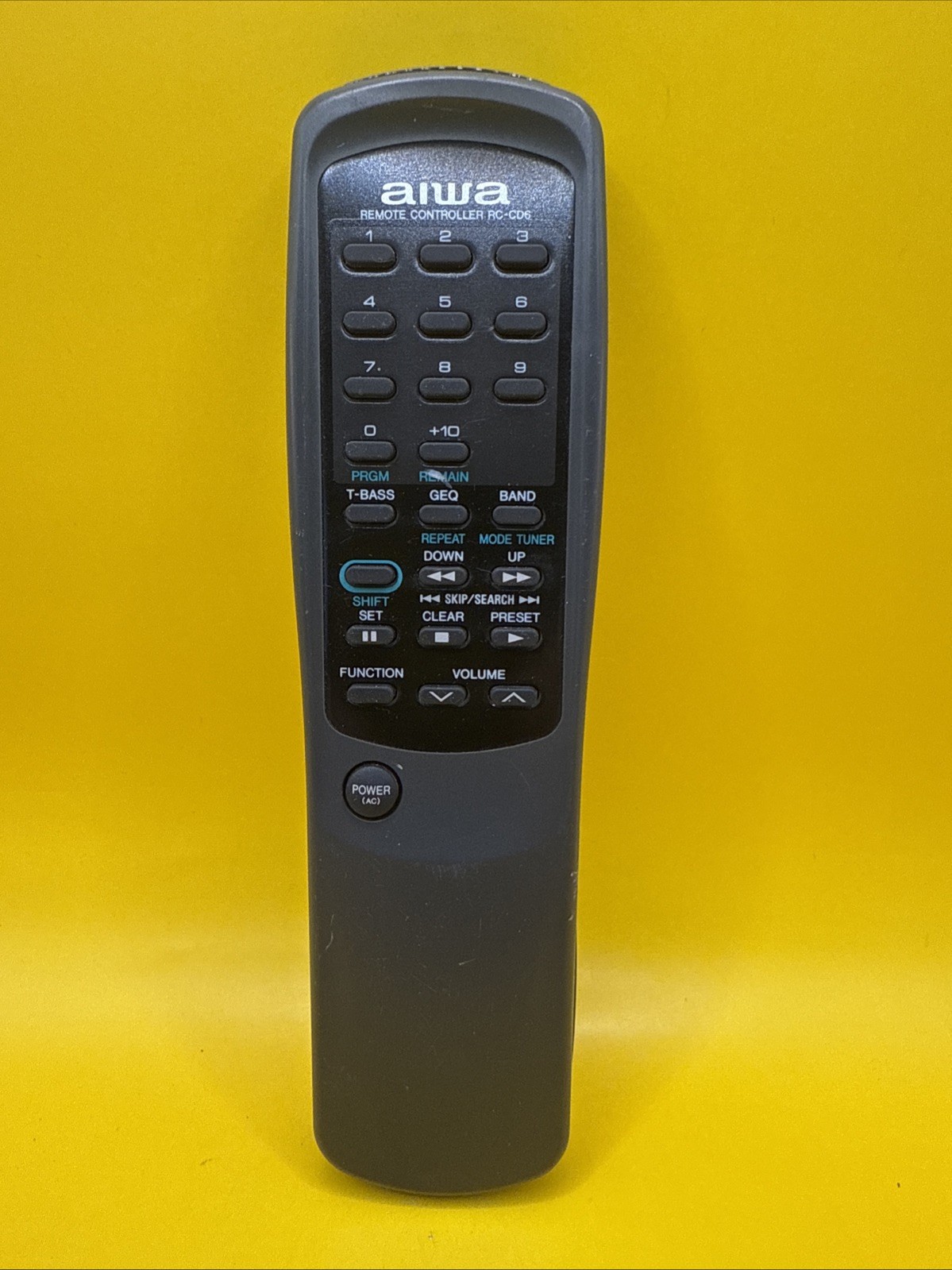 Genuine Aiwa Remote Control RC-CD6 Genuine Aiwa Remote Control RC-CD6