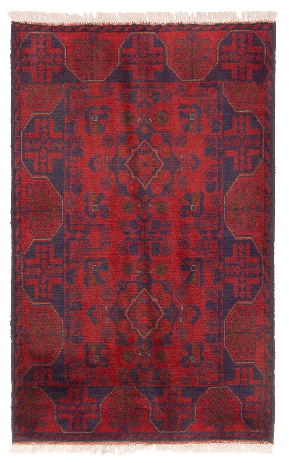 Traditional Vintage Hand-Knotted Area Rug 2\'6\
