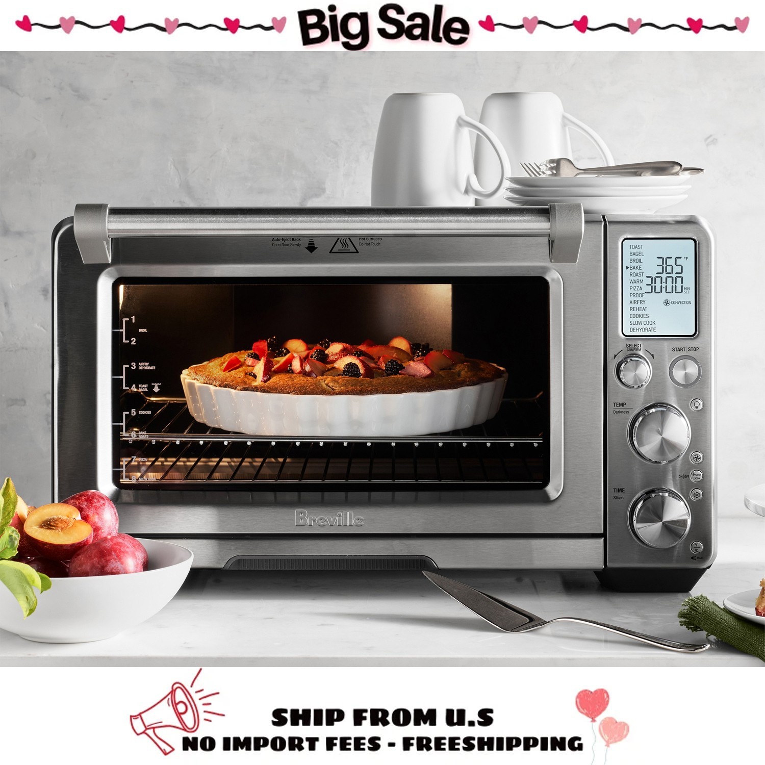Breville Smart Oven Air Fryer Pro New Sealed Stainless-Steel 100% Authentic Breville Smart Oven Air Fryer Pro New Sealed Stainless-Steel 100% Authentic