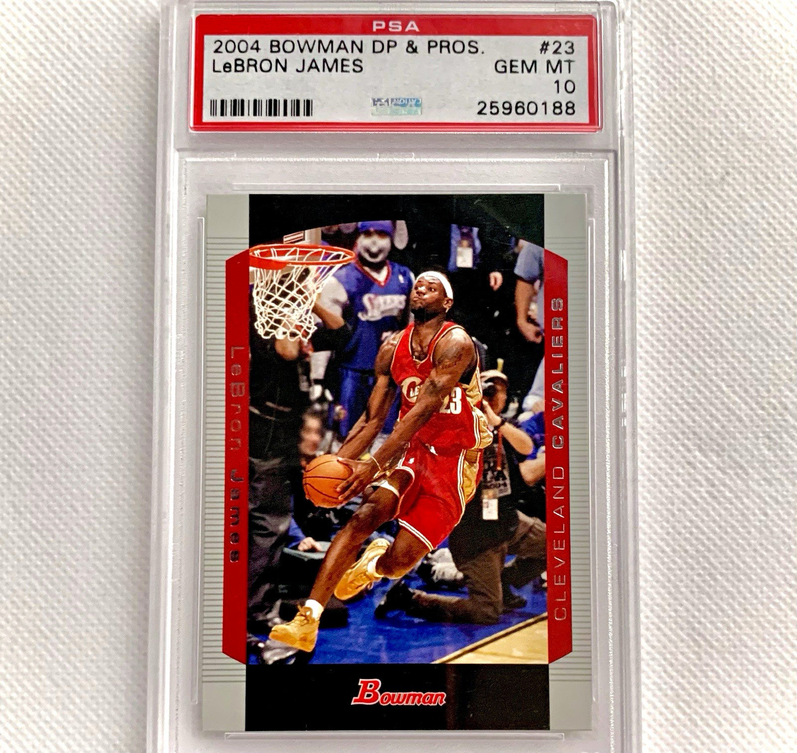 2004-05 Topps Bowman LeBron James #23 PSA 10 Gem Mint 💎 2nd Year 2004-05 Topps Bowman LeBron James #23 PSA 10 Gem Mint 💎 2nd Year