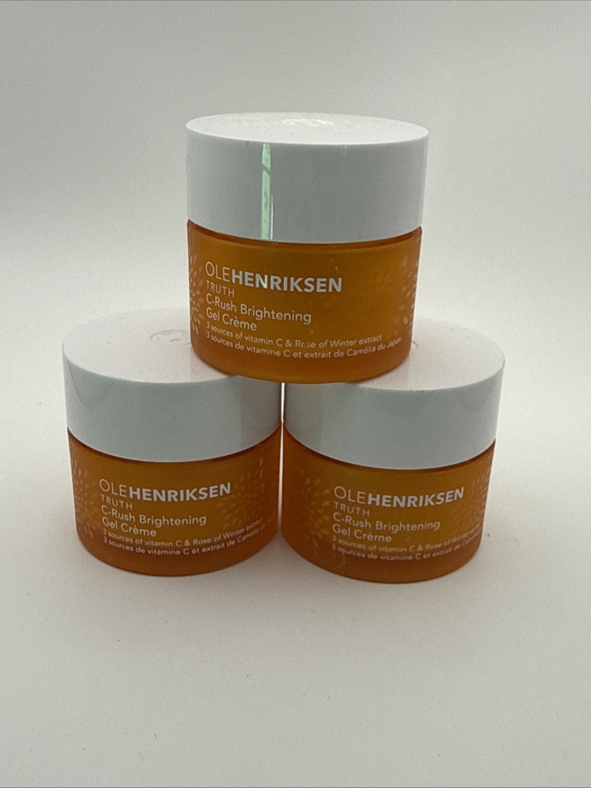 Ole Henriksen C-Rush Brightening Gel Creme 15 ml 1.2 oz 3 pack Brand New Ole Henriksen C-Rush Brightening Gel Creme 15 ml 1.2 oz 3 pack Brand New