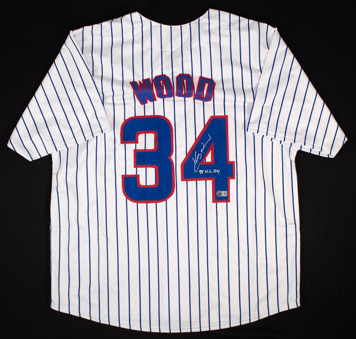 Kerry Wood Signed Chicago Cubs Jersey \