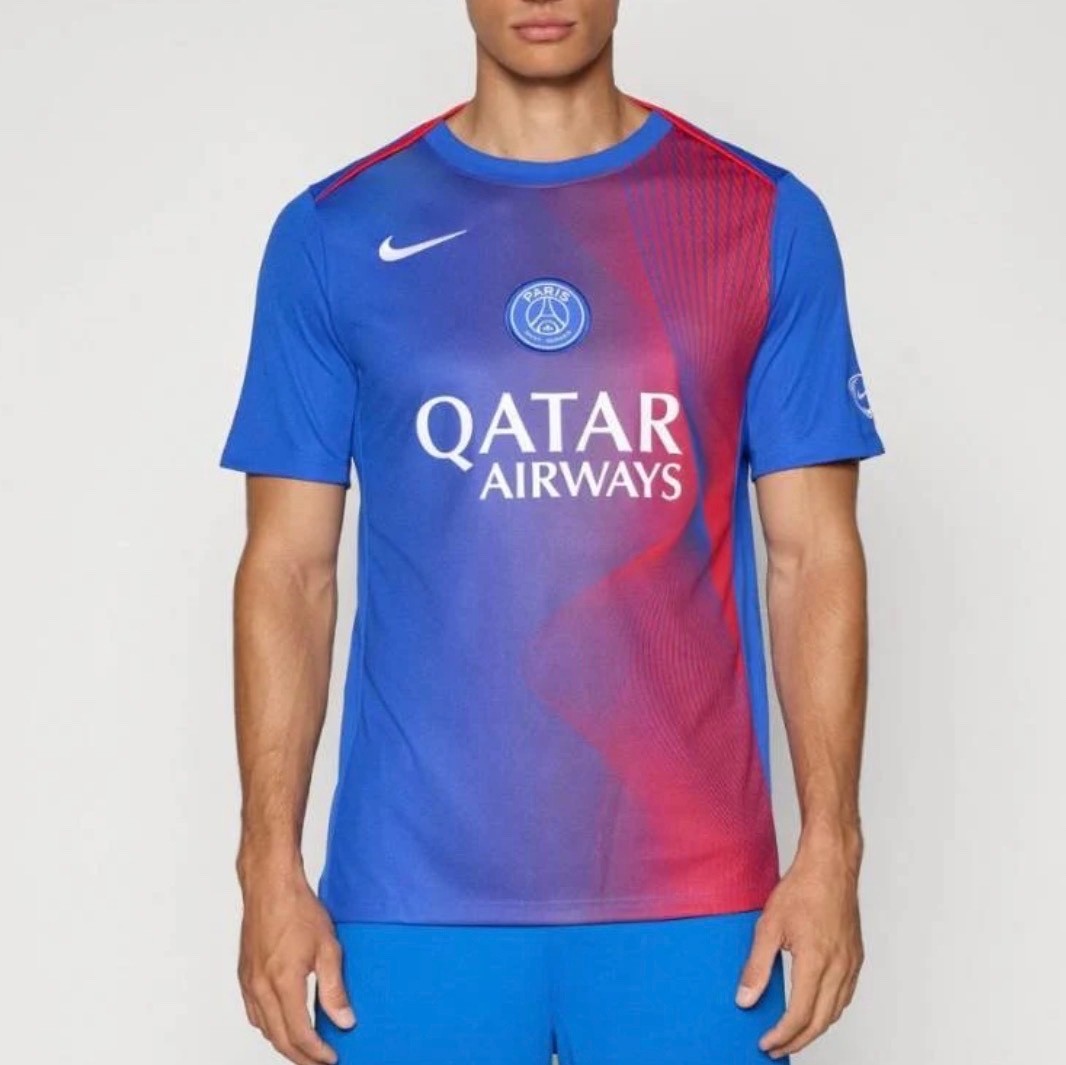 Nike Paris Saint-Germain PSG Dri-FIT Short Sleeve Jersey Blue Mens L Slim Fit Nike Paris Saint-Germain PSG Dri-FIT Short Sleeve Jersey Blue Mens L Slim Fit