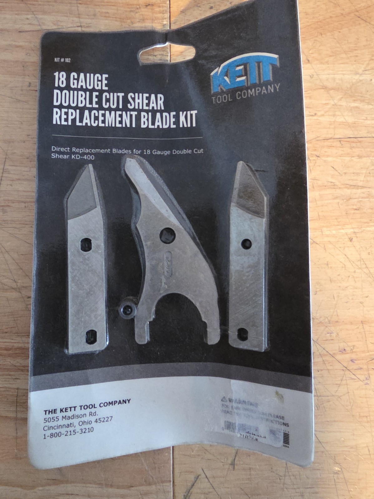 KETT Kit #102 Replacement Blade Kit 18 Gauge KETT Kit #102 Replacement Blade Kit 18 Gauge