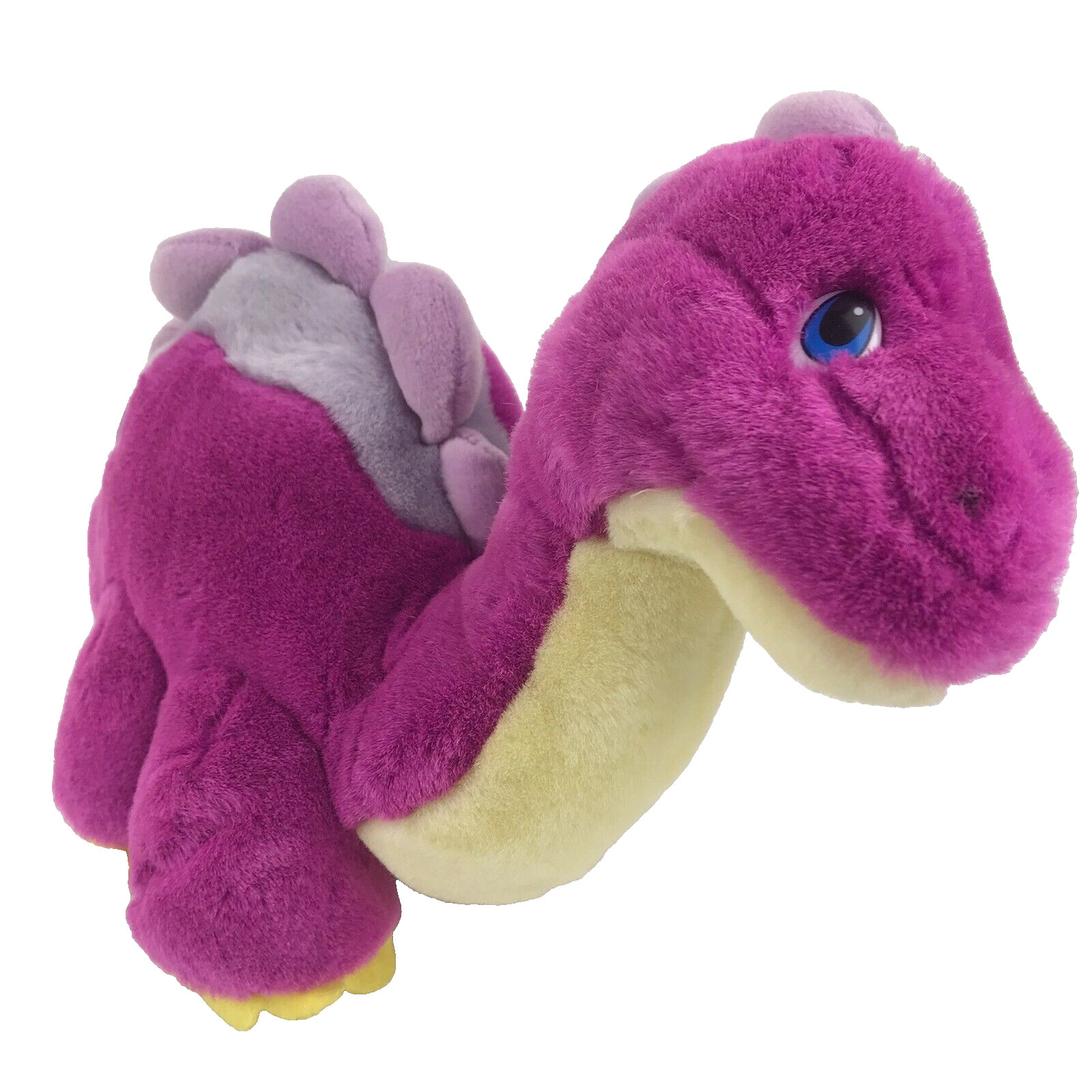 Vintage Westcliff Collection Purple Yellow Dinosaur Plush 8\ Vintage Westcliff Collection Purple Yellow Dinosaur Plush 8\