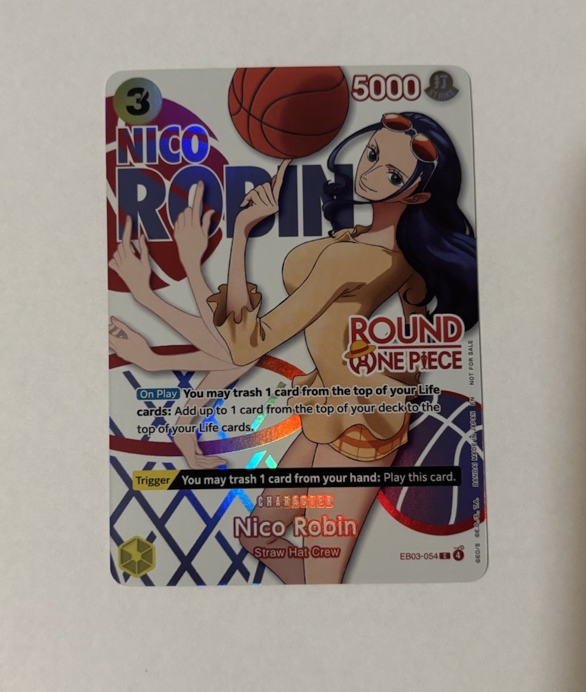 Nico Robin (Round 1 Promo) EB03-054 One Piece Promotion Cards Foil English Nico Robin (Round 1 Promo) EB03-054 One Piece Promotion Cards Foil English