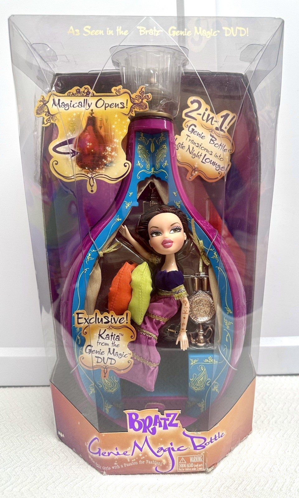 Bratz Genie Magic Bottle Playset - Katia Doll - Rare MGA Bratz Genie Magic Bottle Playset - Katia Doll - Rare MGA
