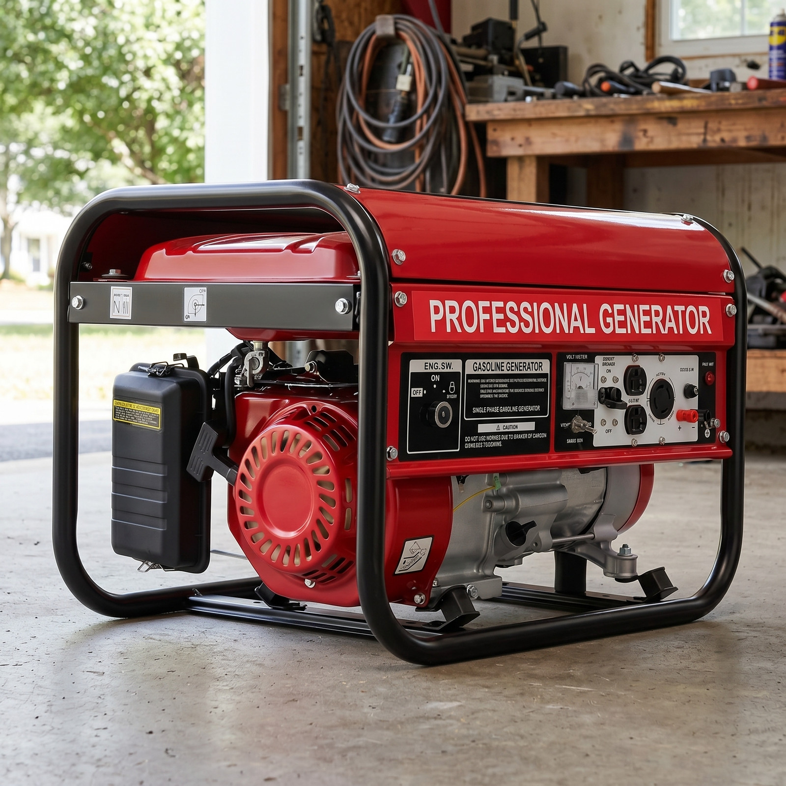5000W Portable Inverter Generator Gas Powered Quiet 68DB for Camping RV Travel