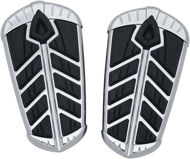 Kuryakyn Spear Passenger Floorboard Inserts Chrome Indian Roadmaster/Springfield