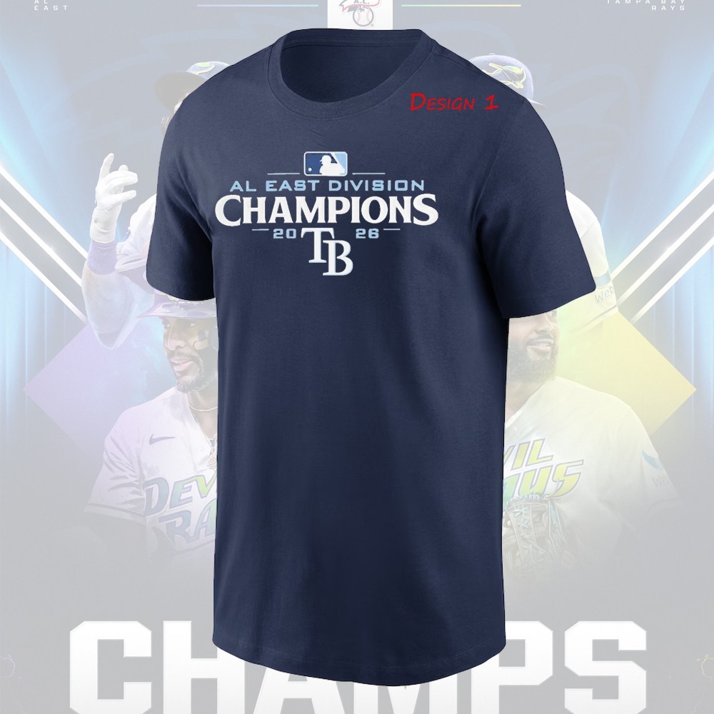 HOT - Tampa Bay Rays 2026 AL East Division Champions All Design FREESHIP For Fan