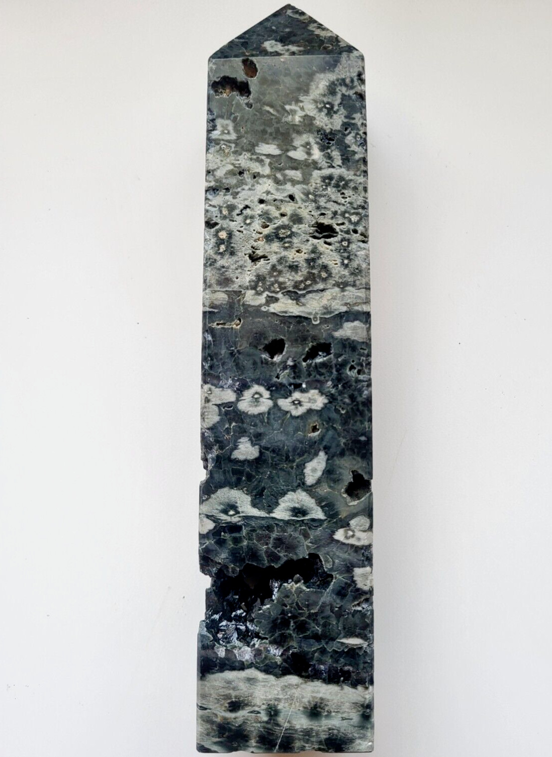 Ocean Jasper Tower Large Tall Big Crystal Chakra Druzy Portal Gemstone Wand