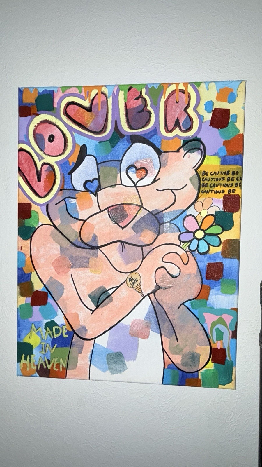 Street Style 24 x 18 Canvas Street/ Pop Art Painting by Artist Hand In USA Street Style 24 x 18 Canvas Street/ Pop Art Painting by Artist Hand In USA