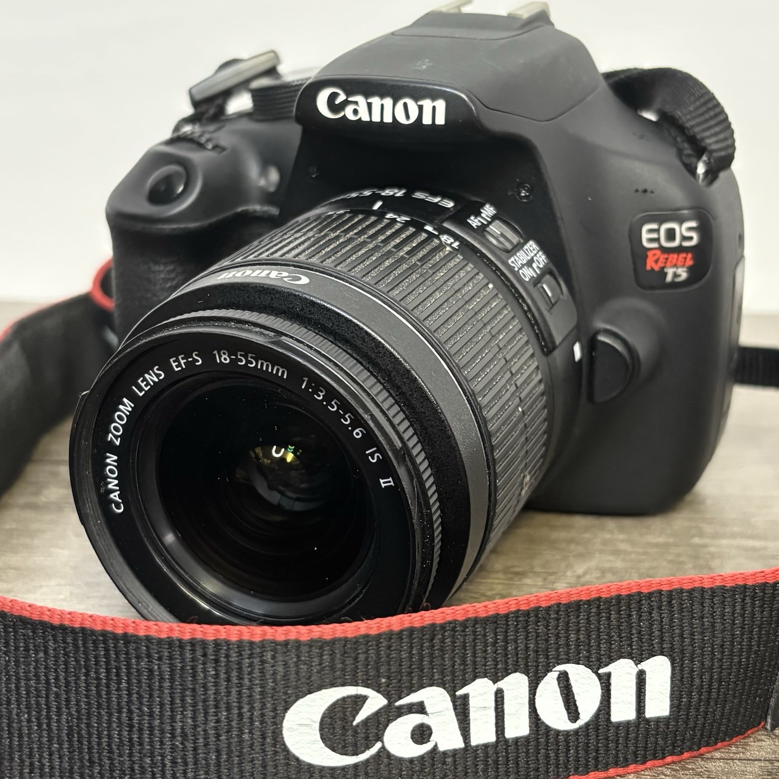 Canon EOS Rebel T5 Digital SLR 18.0 MP Camera w EF-S 18-55mm Lens, Bag, Flash + Canon EOS Rebel T5 Digital SLR 18.0 MP Camera w EF-S 18-55mm Lens, Bag, Flash +