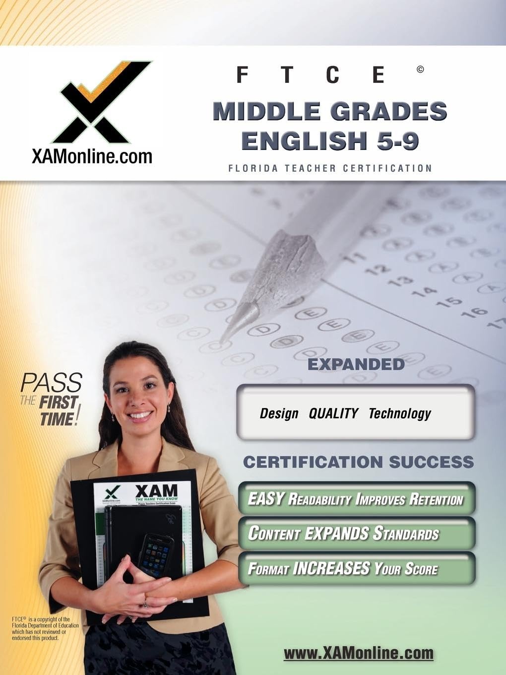 FTCE Middle Grades English 5-9 Teacher Certification Test Prep Study Guide (...