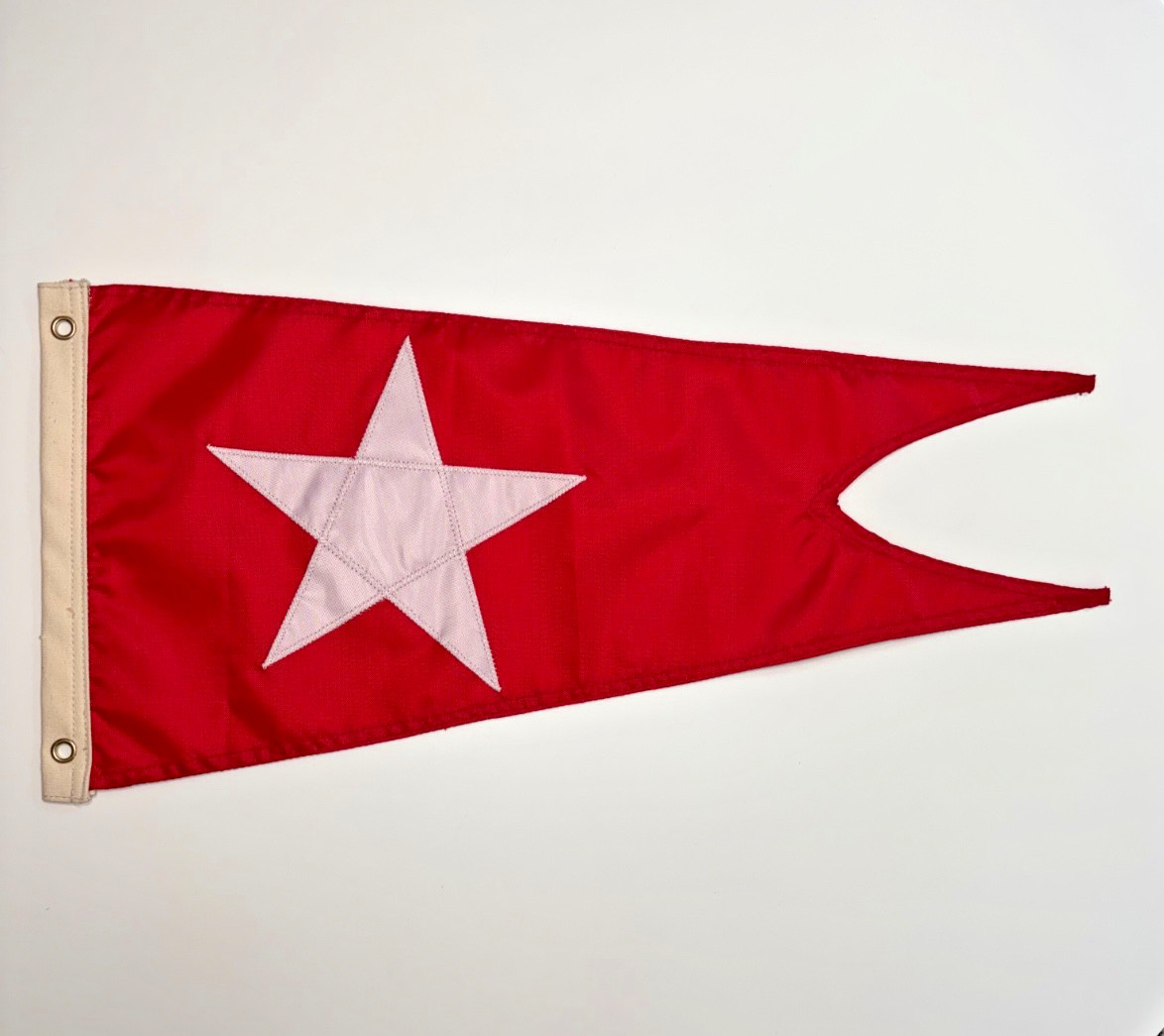 Vintage White Star Line Titanic Pennant Flag 11