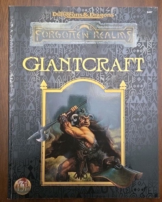 1995 AD&D Advanced Dungeons And Dragons GIANTCRAFT Forgotten Realms 9487 1995 AD&D Advanced Dungeons And Dragons GIANTCRAFT Forgotten Realms 9487