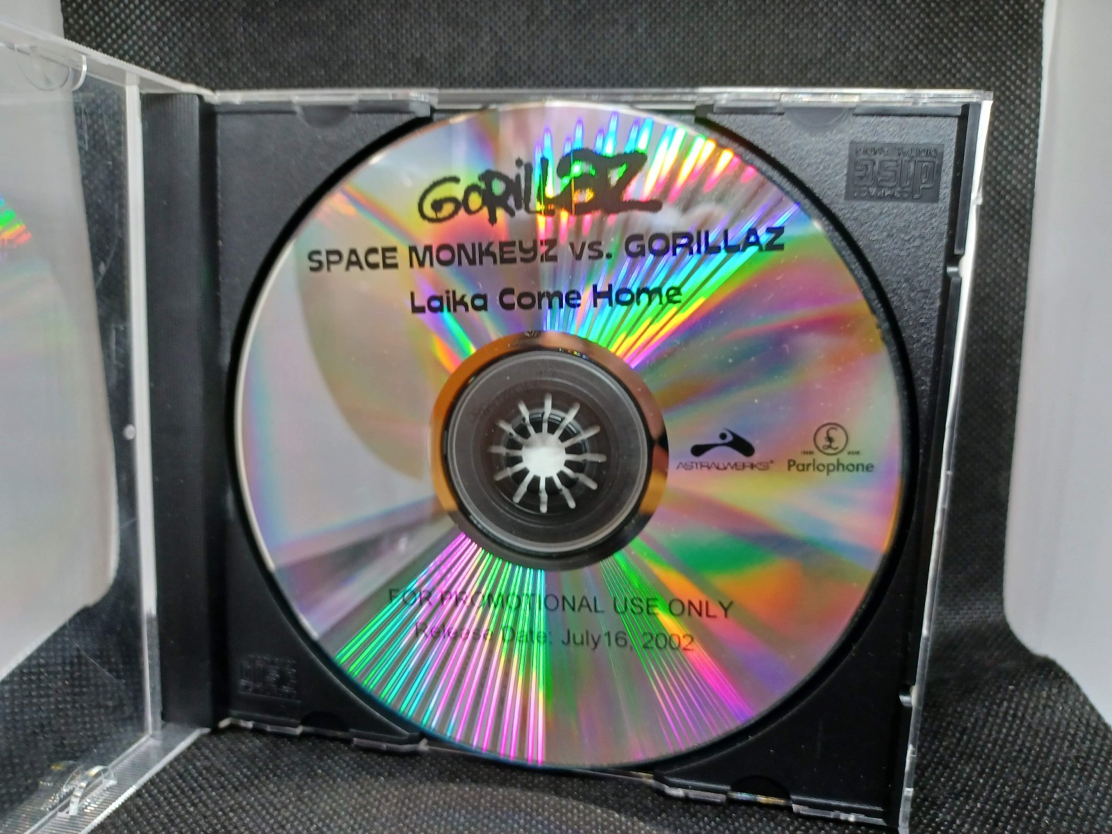 Rare GORILLAZ Space Monkeyz VS. Gorillaz Laika Come Home (Promo CD, 7-16-2002)