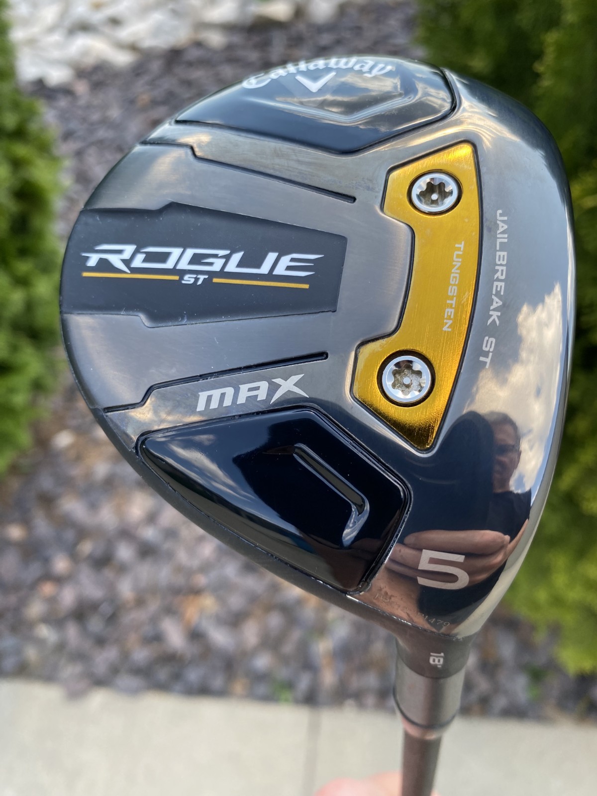 MINT Callaway Rogue ST Max 5 Wood 18° RH Aldila Rogue 110MSI 2nd Gen Shaft Reg MINT Callaway Rogue ST Max 5 Wood 18° RH Aldila Rogue 110MSI 2nd Gen Shaft Reg