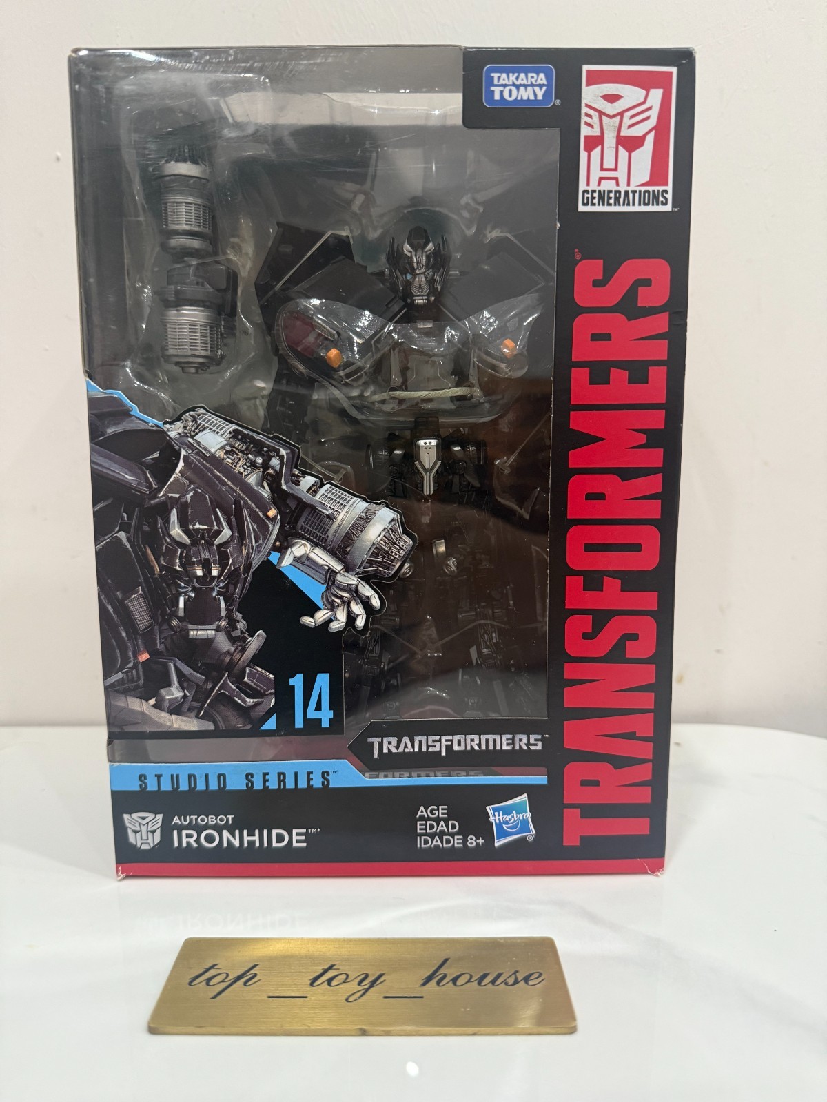 Takara Hasbro Studio Series Ss14 V Class Ironhide Action Figure Model Toy New