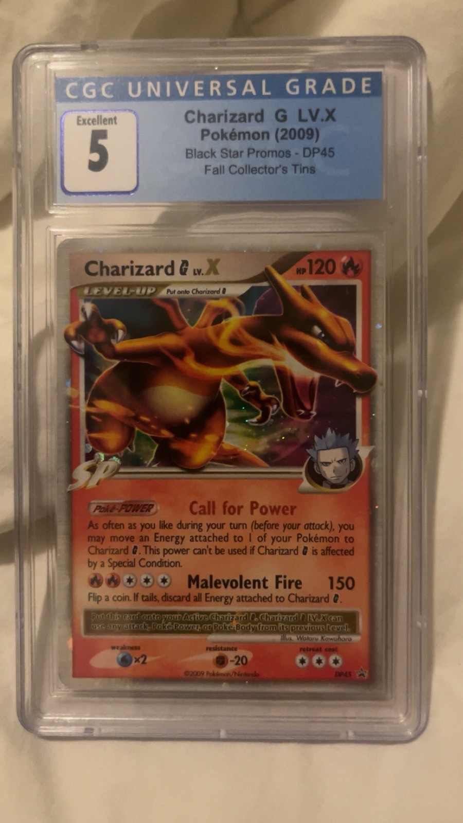 2009 POKEMON ENGLISH #DP45 CHARIZARD G LV.X BLACK STAR PROMO-HOLO 2009 POKEMON ENGLISH #DP45 CHARIZARD G LV.X BLACK STAR PROMO-HOLO